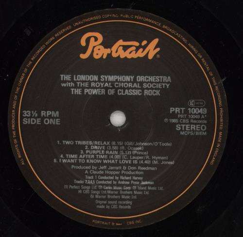The London Symphony Orchestra The Power Of Classic Rock UK vinyl